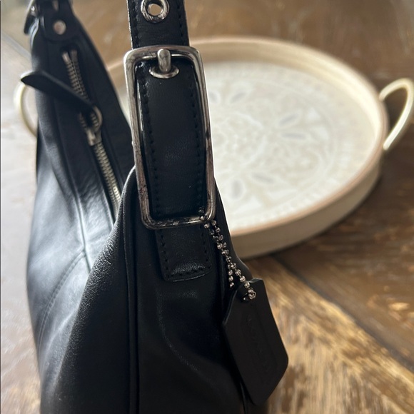 Vintage Coach 9342 soho zip hobo Shoulder Bag Black - Picture 2 of 10